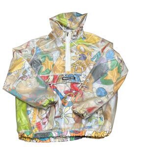 Mens Members Only Translucent Nickelodeon Pullover Jacket Size XL